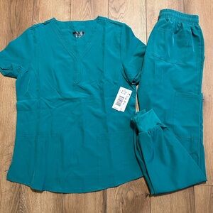 Teal Scrub Set